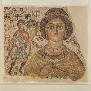 Fragment of a Floor Mosaic with a Personification of Ktisis